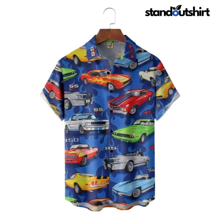 Cool Car Collection Hawaiian Shirt